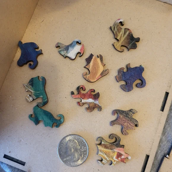 Wooden Puzzle Set - Nativity and Santa Scenes - Picture 5 of 7